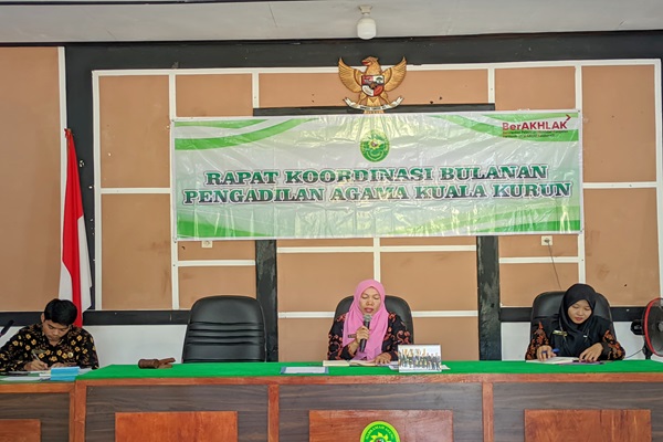 Rapat Koordianasi Bulanan 1