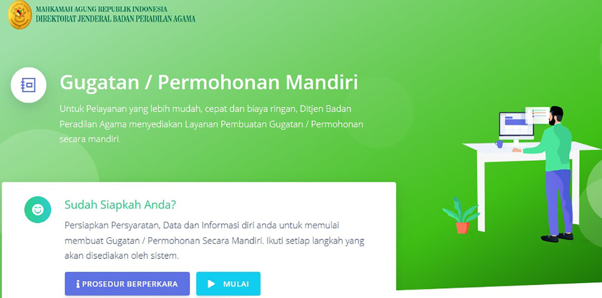 Aplikasi Gugatan Mandiri Aplikasi Gugatan Mandiri